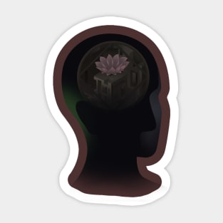 flower of consciousness Sticker